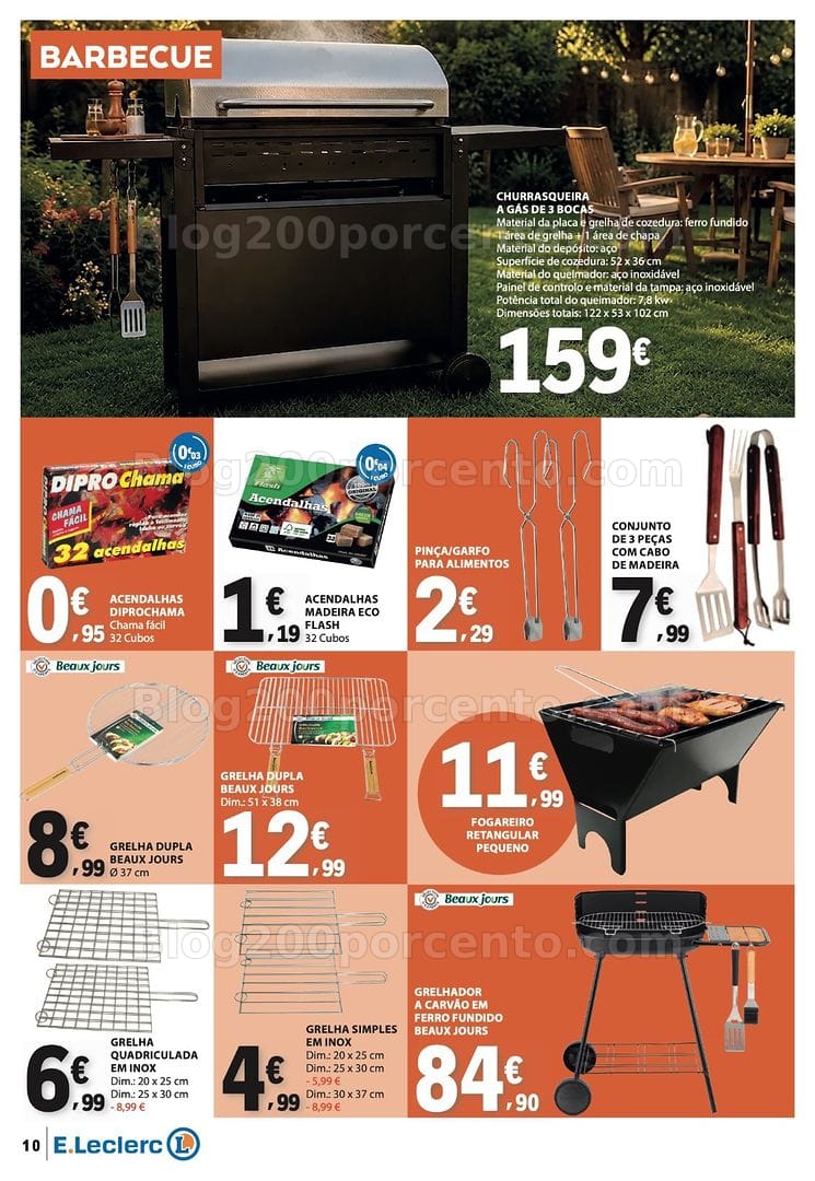 Antevisão Folheto E-LECLERC Bazar Promoções de 18 junho a 1 julho